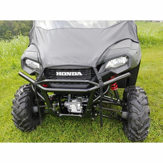 3 Star Black Full Soft Cab w/ Upper Doors - Honda Pioneer 700 - alt image 0