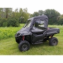 3 Star Black Full Soft Cab w/ Upper Doors - Honda Pioneer 700