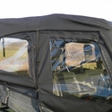 3 Star Black Full Soft Cab w/ Upper Doors - Honda Pioneer 700-4