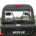 3 Star Black Rear Soft Panel - 2006-11 Arctic Cat Prowler w/ Square Bars