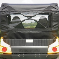 3 Star Black Rear Soft Panel - 2008-13 Kawasaki Teryx 750