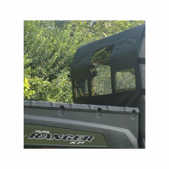 3 Star Black Rear Soft Panel - 2009-14 Full Size Polaris Ranger XP 700, XP 800 - alt image 0