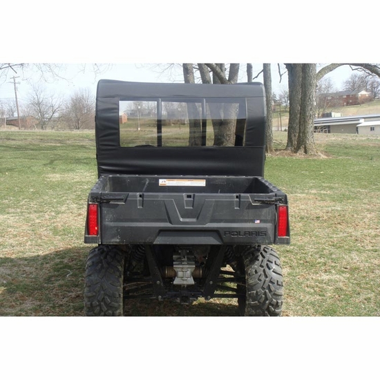 3 Star Black Rear Soft Panel - 2011-14 Mid Size Polaris Ranger 500, 570 Crew - alt image 0