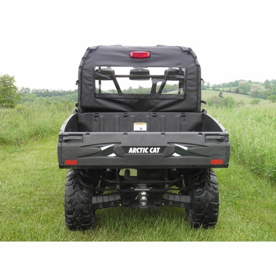 3 Star Black Rear Soft Panel - 2012-15 Arctic Cat Prowler w/ Round Bars