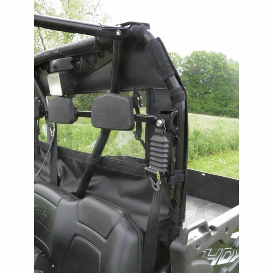 3 Star Black Rear Soft Panel - 2012-15 Arctic Cat Prowler w/ Round Bars - alt image 2