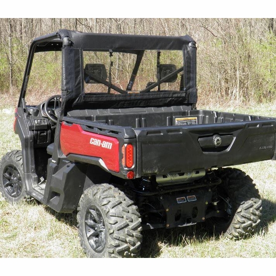 3 Star Black Rear Soft Panel - Can Am Defender - alt image 1