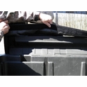 3 Star Black Rear Soft Panel - Can Am Defender