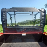 3 Star Black Rear Soft Panel - Coleman Outfitter 400, Hisun HS 400
