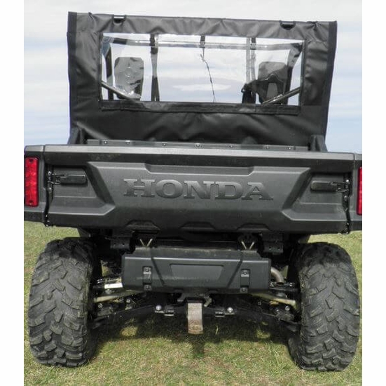 3 Star Black Rear Soft Panel - Honda Pioneer 1000 - alt image 0