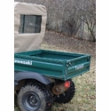 3 Star Black Rear Soft Panel - Kawasaki Mule 300, 3010