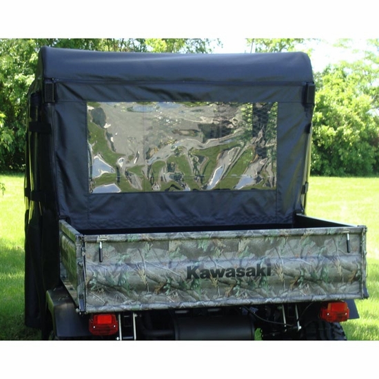 3 Star Black Rear Soft Panel - Kawasaki Mule 4010 Trans