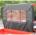 3 Star Black Rear Soft Panel - Kawasaki Mule 600, 610