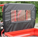 3 Star Black Rear Soft Panel - Kawasaki Mule 600, 610