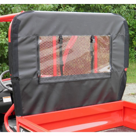 3 Star Black Rear Soft Panel - Kawasaki Mule 600, 610 - alt image 0
