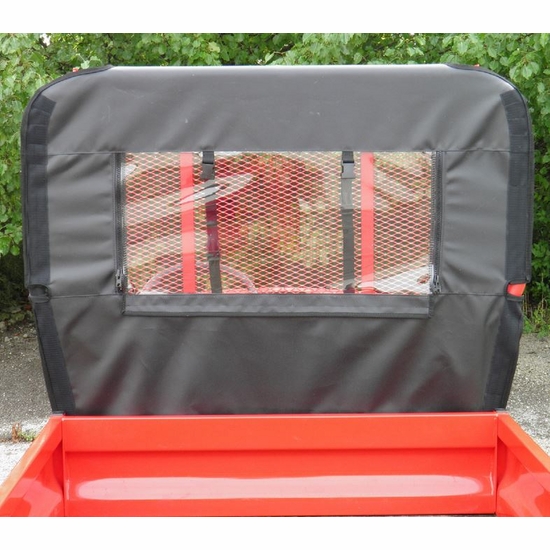 3 Star Black Rear Soft Panel - Kawasaki Mule 600, 610 - alt image 1