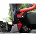 3 Star Black Rear Soft Panel - Kawasaki Mule 600, 610