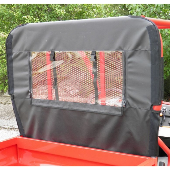 3 Star Black Rear Soft Panel - Kawasaki Mule 600, 610