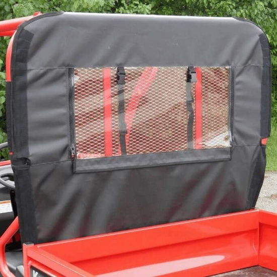 3 Star Black Rear Soft Panel - Kawasaki Mule SX