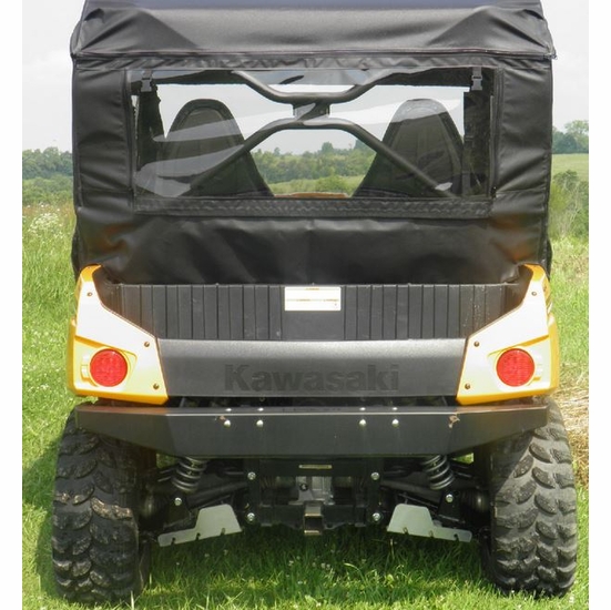 3 Star Black Rear Soft Panel - Kawasaki Teryx4