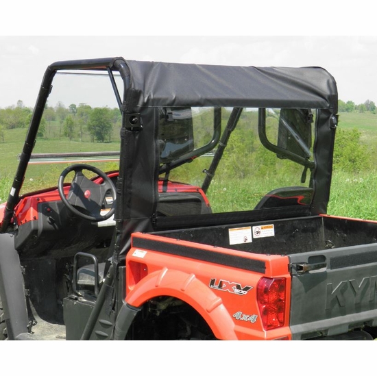 3 Star Black Rear Soft Panel - Kymco UXV 500 - alt image 2