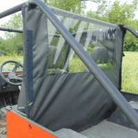 3 Star Black Rear Soft Panel - Mahindra ROXOR