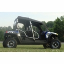 3 Star Black Rear Soft Panel - Polaris RZR 4 800, XP 4 900