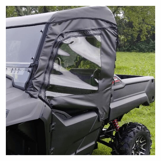 3 Star Black Soft Doors - Honda Pioneer 700 - alt image 1