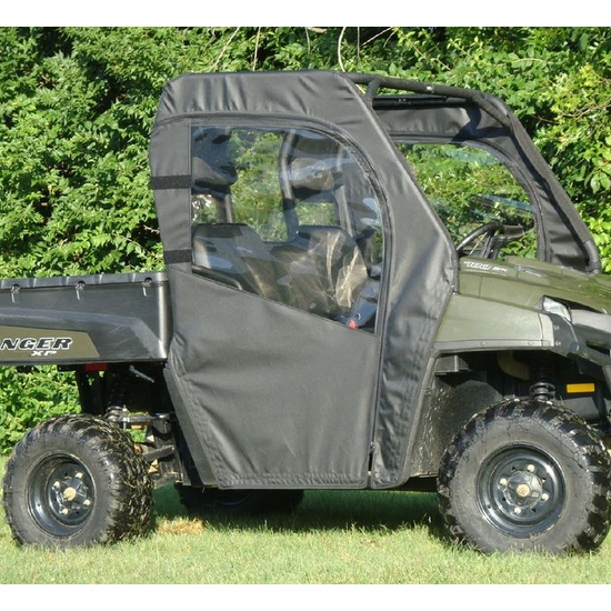 3 Star Black Soft Full Doors - 2005-08 Polaris Ranger 500, 700 - alt image 0