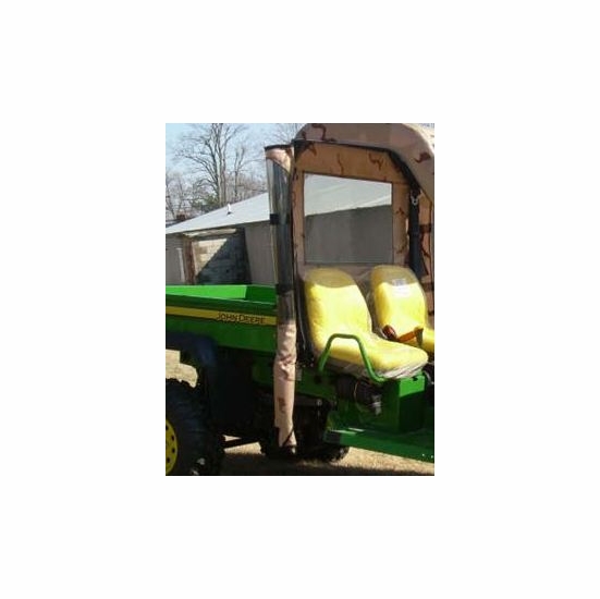 3 Star Black Soft Full Doors - 2010-14 John Deere Gator HPX, XUV 620, 625, 825, 850, 850 - alt image 1