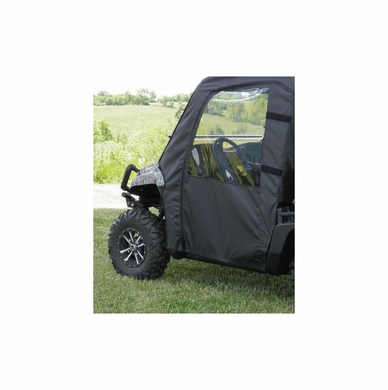 3 Star Black Soft Full Doors - 2010-14 John Deere Gator HPX, XUV 620, 625, 825, 850, 850