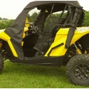 3 Star Black Soft Full Doors - 2011-20 Can Am Commander