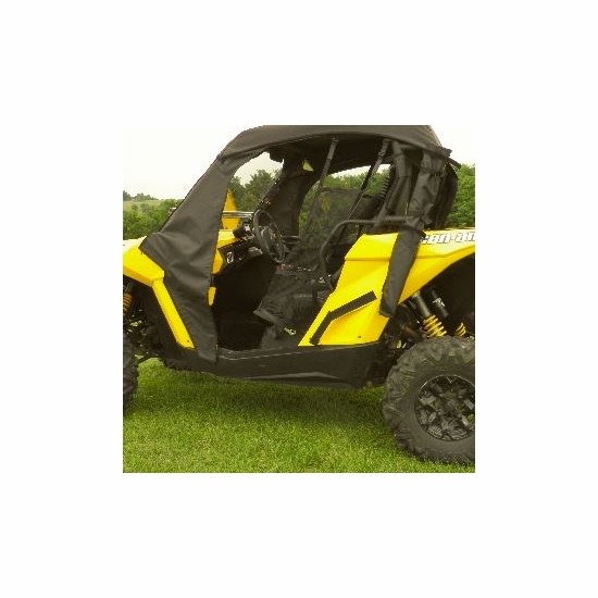 3 Star Black Soft Full Doors - 2011-20 Can Am Commander - alt image 4