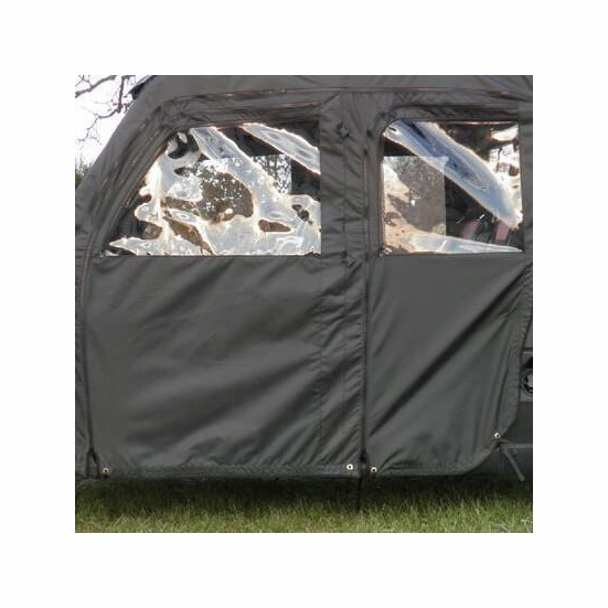 3 Star Black Soft Full Doors - 2015-21 Mid Size Polaris Ranger 570 Crew, Crew 570-4