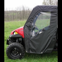 3 Star Black Soft Full Doors - 2015-24 Mid Size Polaris Ranger 500, 570, ETX, EV