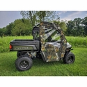3 Star Black Soft Full Doors - 2016-24 Full Size Polaris Ranger w/ Round Roll Cage