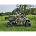 3 Star Black Soft Full Doors - 2016-24 Full Size Polaris Ranger w/ Round Roll Cage