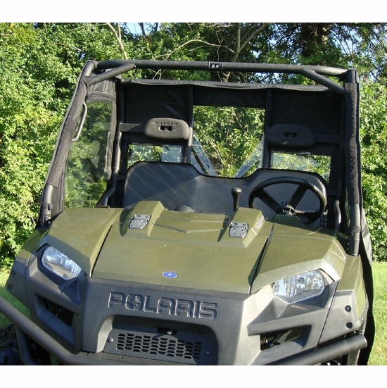 3 Star Black Soft Full Doors and Rear Window - 2009-14 Full Size Polaris Ranger XP 700, XP 800 - alt image 0