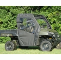 3 Star Black Soft Full Doors and Rear Window - 2009-14 Full Size Polaris Ranger XP 700, XP 800