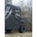 3 Star Black Soft Full Doors and Rear Window - 2010-14 Full Size Polaris Ranger 800 Crew, 2016-24 Crew 570-6