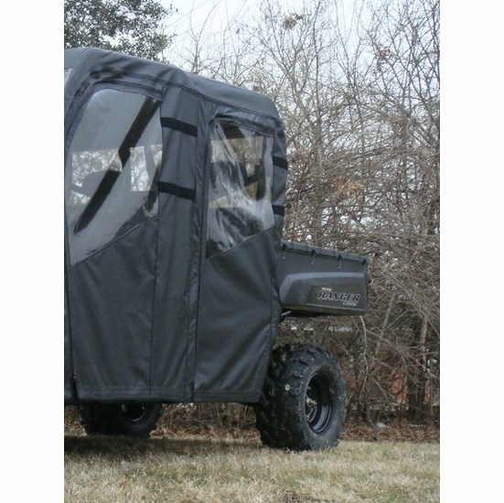 3 Star Black Soft Full Doors and Rear Window - 2010-14 Full Size Polaris Ranger 800 Crew, 2016-24 Crew 570-6 - alt image 3