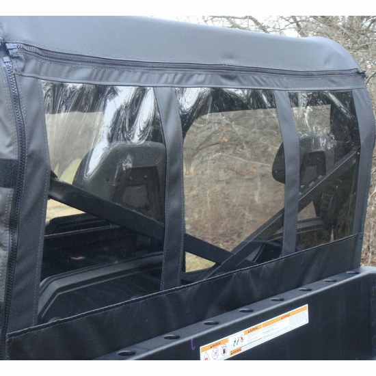 3 Star Black Soft Full Doors and Rear Window - 2010-14 Full Size Polaris Ranger 800 Crew, 2016-24 Crew 570-6 - alt image 4
