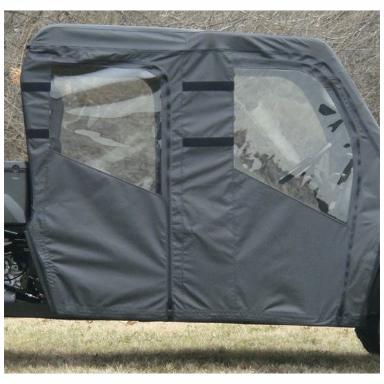3 Star Black Soft Full Doors and Rear Window - 2010-14 Full Size Polaris Ranger 800 Crew, 2016-24 Crew 570-6 - alt image 0