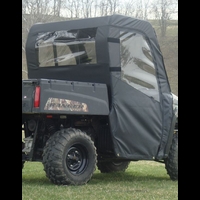 3 Star Black Soft Full Doors and Rear Window - 2010-14 Mid Size Polaris Ranger 400, 500, 570, 800, EV