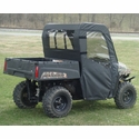 3 Star Black Soft Full Doors and Rear Window - 2010-14 Mid Size Polaris Ranger 400, 500, 570, 800, EV