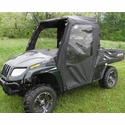 3 Star Black Soft Full Doors and Rear Window - 2010-15 Arctic Cat Prowler HDX