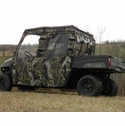 3 Star Black Soft Full Doors and Rear Window - 2011-14 Mid Size Polaris Ranger 500, 570 Crew