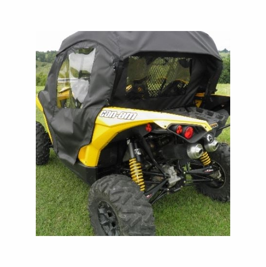 3 Star Black Soft Full Doors and Rear Window - 2011-20 Can Am Commander