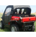 3 Star Black Soft Full Doors and Rear Window - 2011-20 Can Am Commander