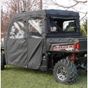 3 Star Black Soft Full Doors and Rear Window - 2015-21 Mid Size Polaris Ranger 570 Crew, Crew 570-4