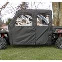 3 Star Black Soft Full Doors and Rear Window - 2015-21 Mid Size Polaris Ranger 570 Crew, Crew 570-4